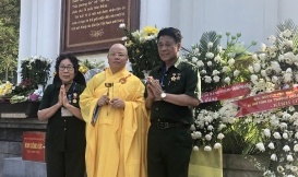 Chủ trì khoá lễ cầu siêu trên 4000 liệt sĩ là cựu thanh niên xung phong hi sinh tại ngã ba đồng Lộc